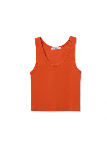Clementine Blondie Structured Rib Bra-Friendly Tank