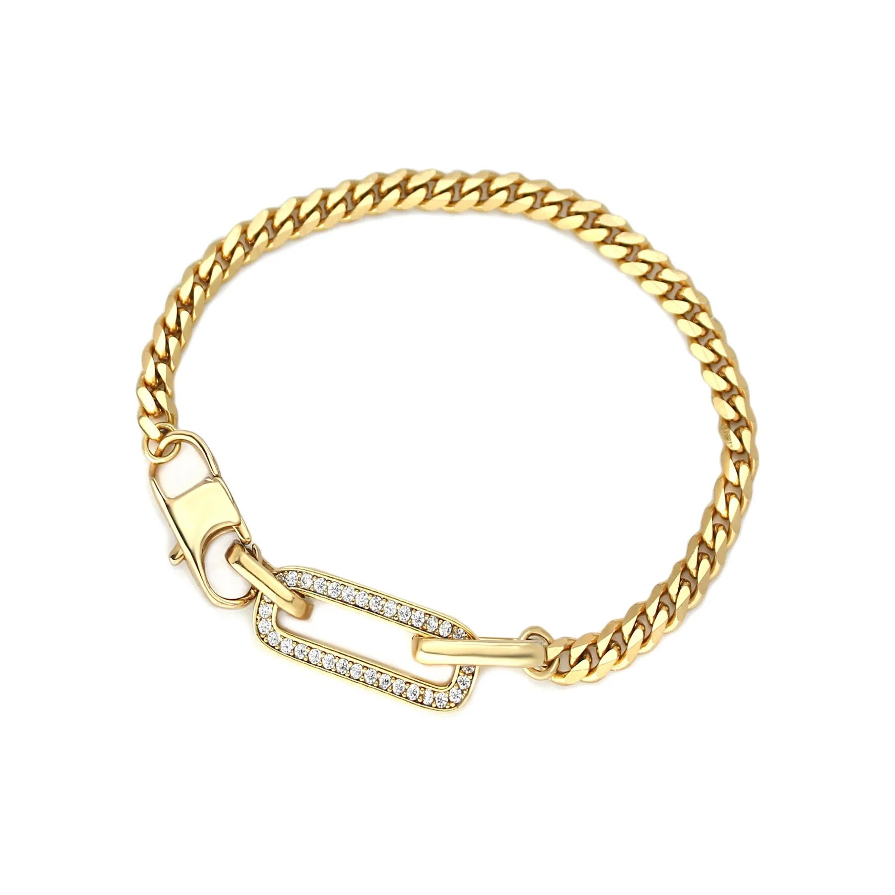 Gold Ischia Slim Bracelet