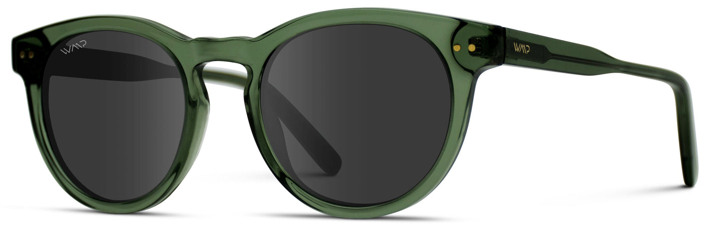 Tate Sunglasses in Emerald Green/Black