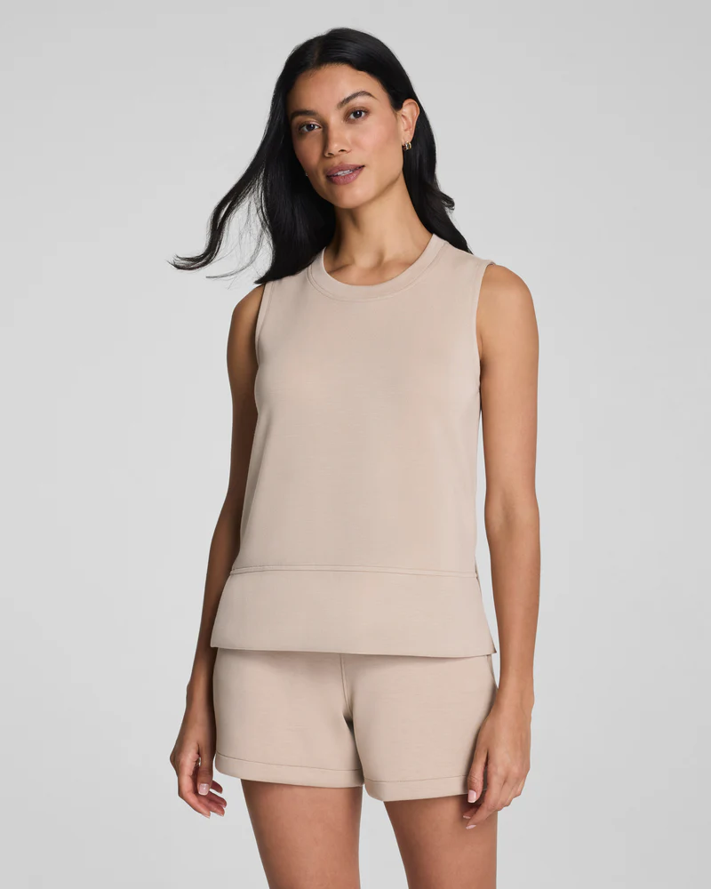 Spanx AirEssentials® Crewneck Tank in Dune