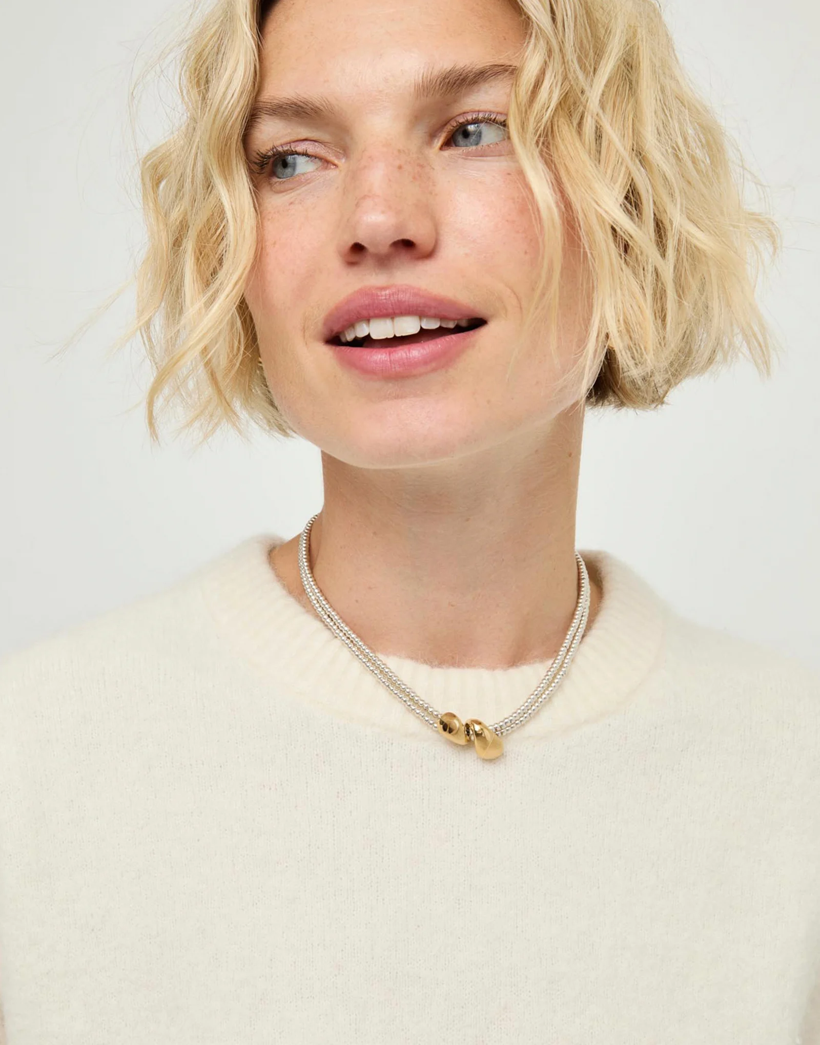 Axis Gold & Silver Necklace