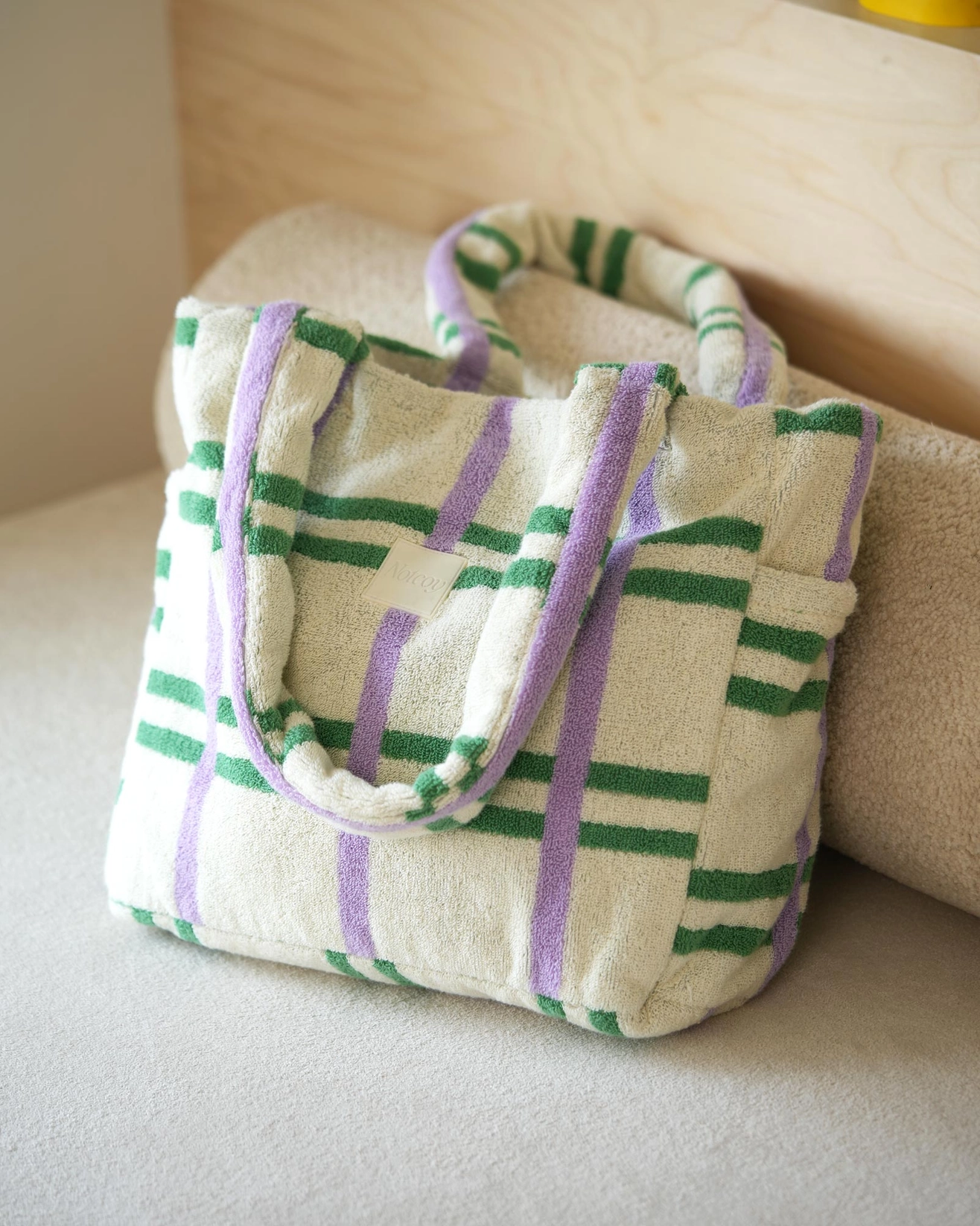 Lavender Fields Terry Tote Bag