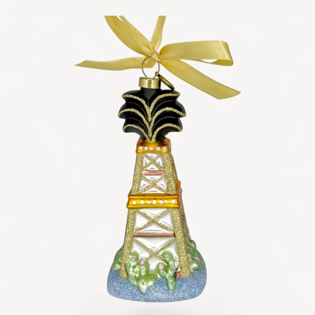 Texas Oil Derrick Christmas Ornament – 2026