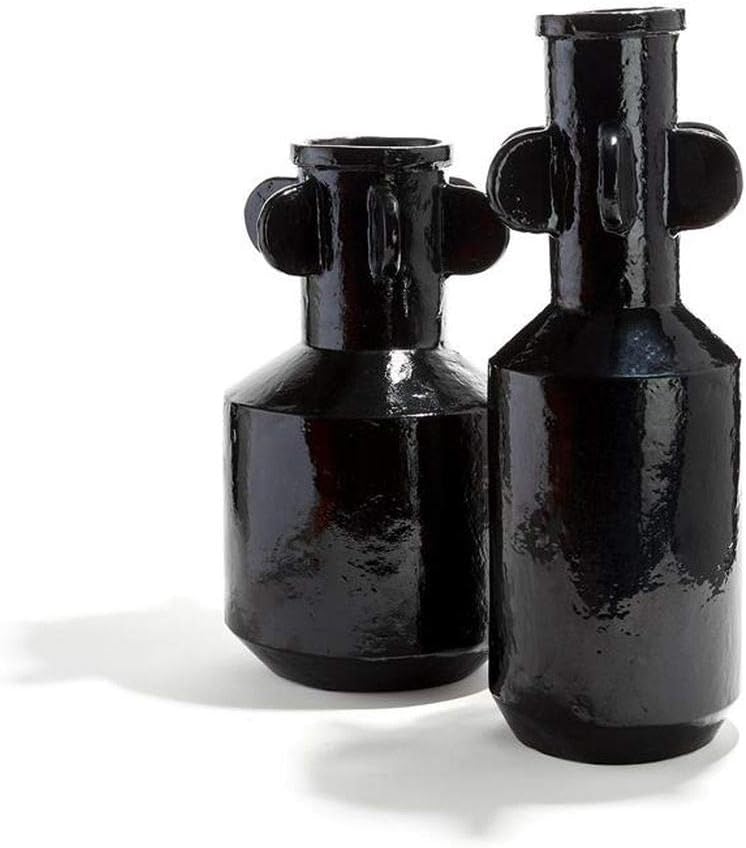 Spindale Black Vases