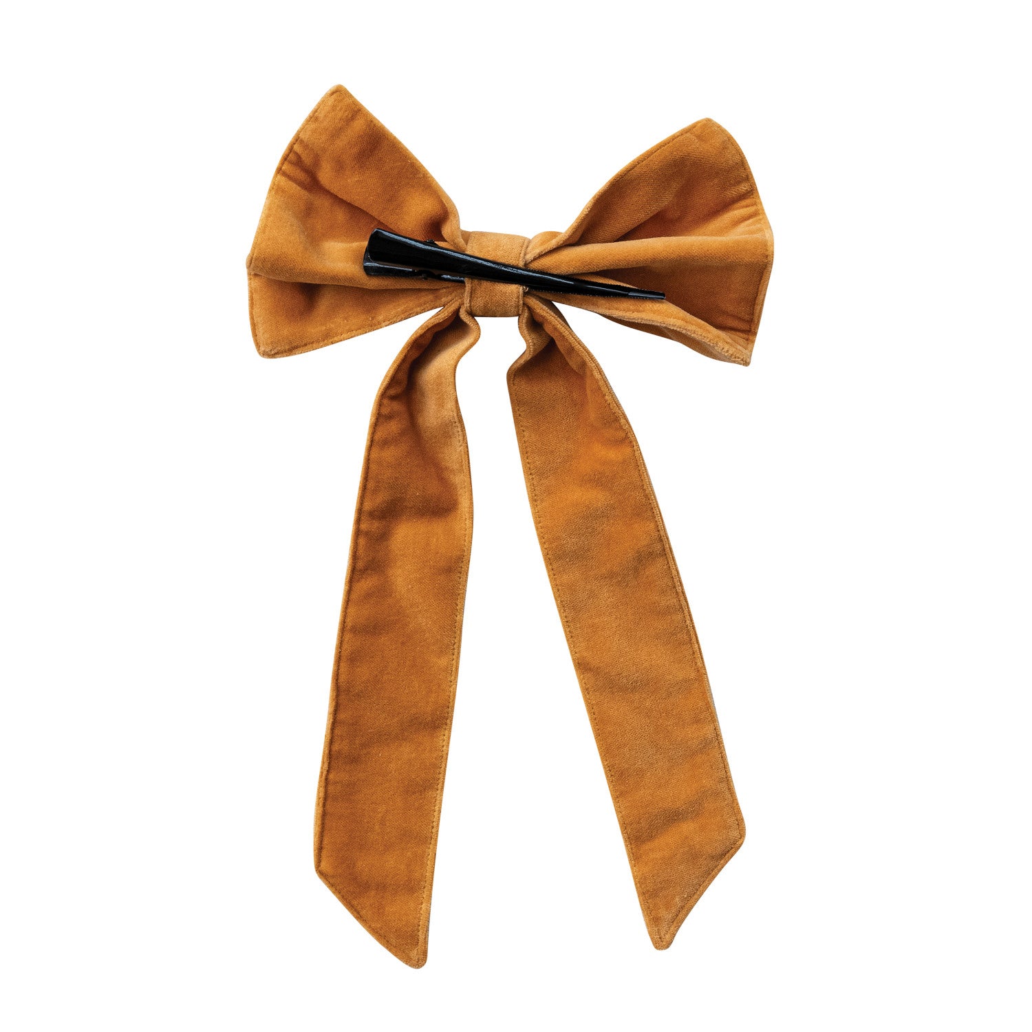 13" Mustard Clip-On Bow