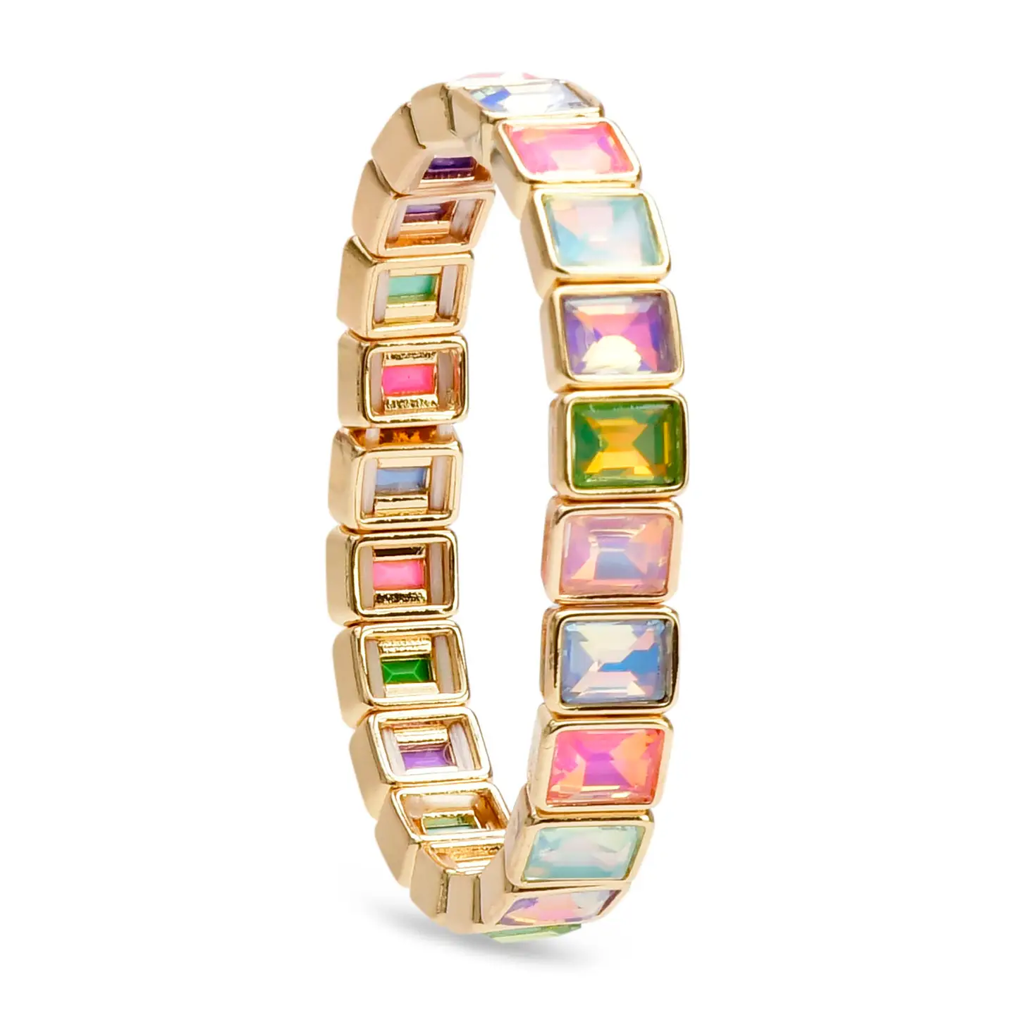Multi Color Gem Bracelet