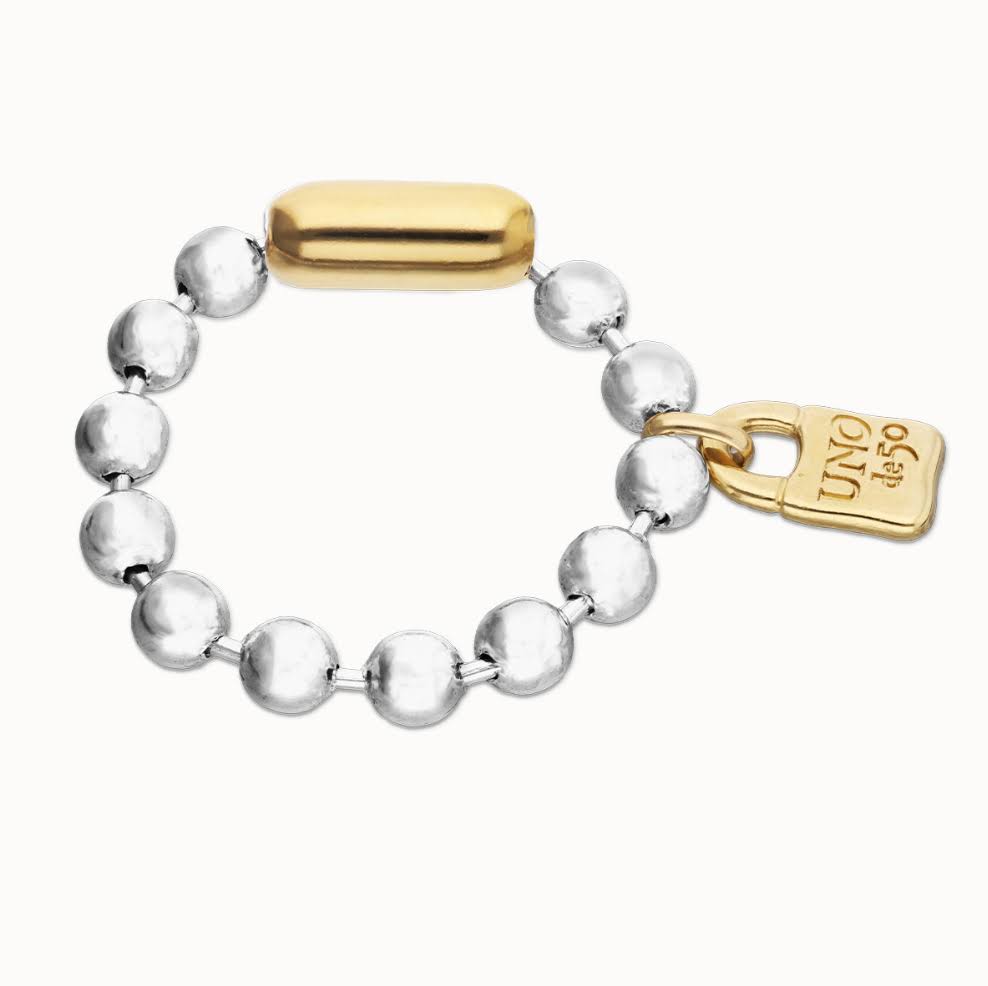 Silver & Gold Snowflake Bracelet