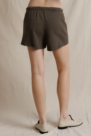 Dark Olive Layla French Terry Sweat Shorts