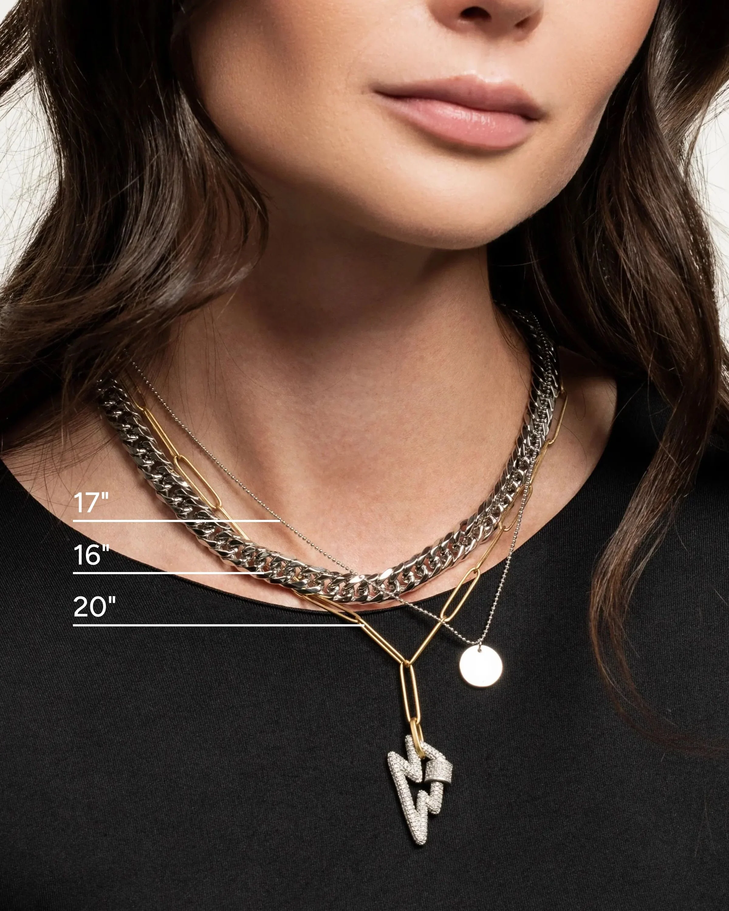 The Lightning Layered Necklace Set
