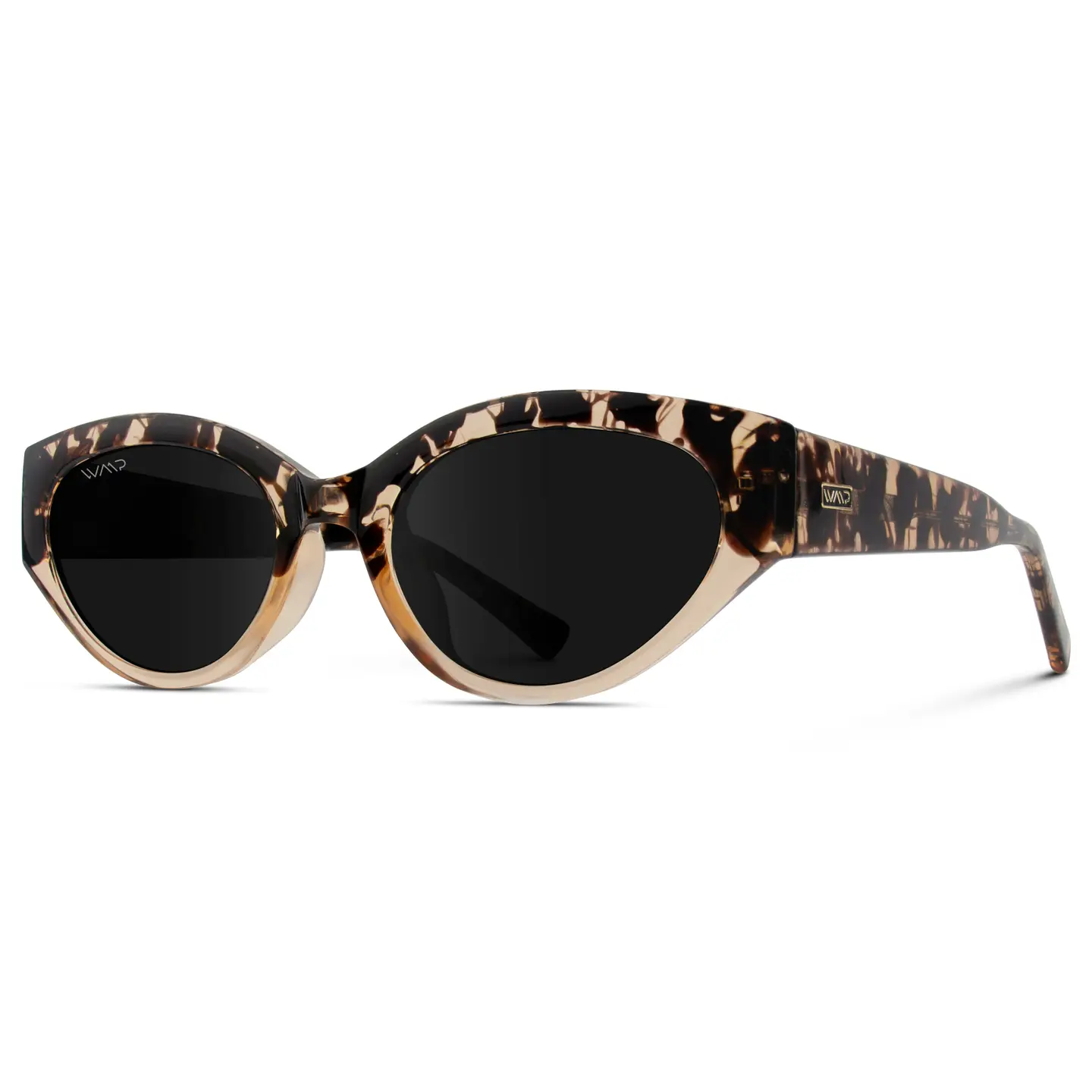 Xena Sunglasses in Crystal Brown Tortoise/Black