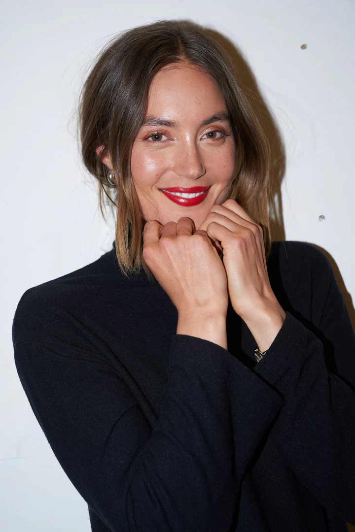 True Black Anette Mock Neck Dress