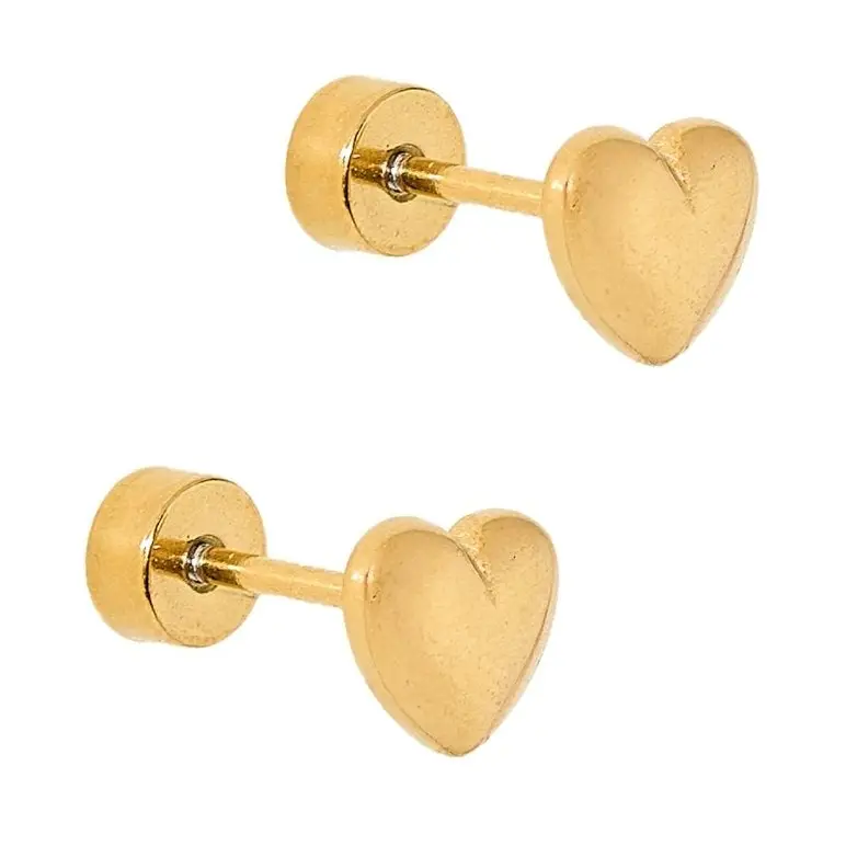 Hadley Gold Screwback Stud Earrings