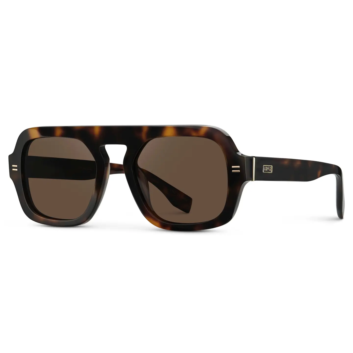 Naomi Sunglasses in Brown Tortoise/Brown