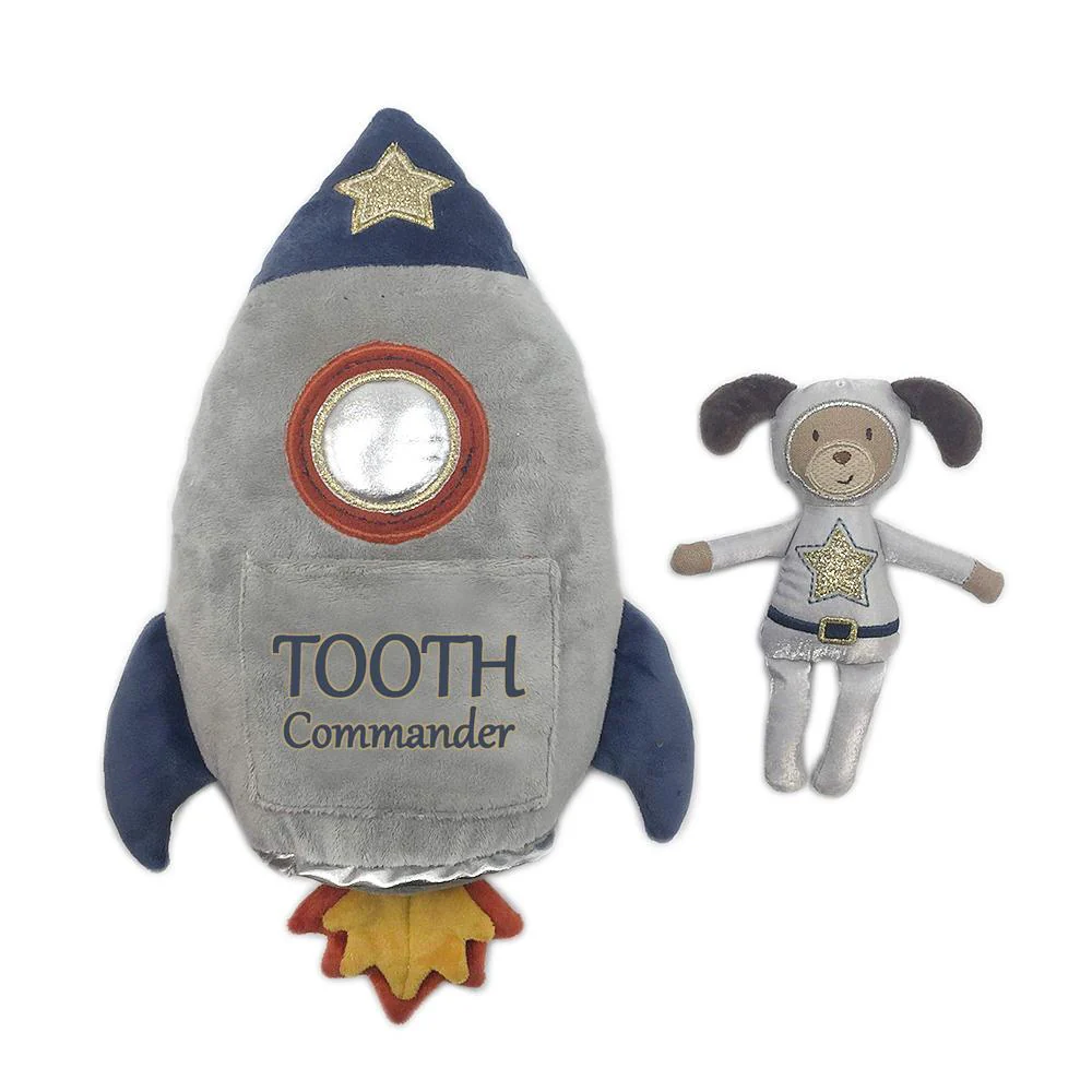 Tooth Commander Spaceship Pillow & Doll Set