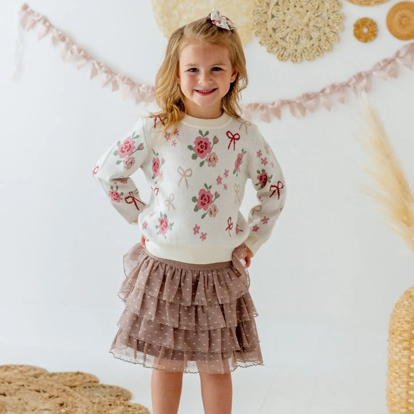 Coquette Rose Sweater