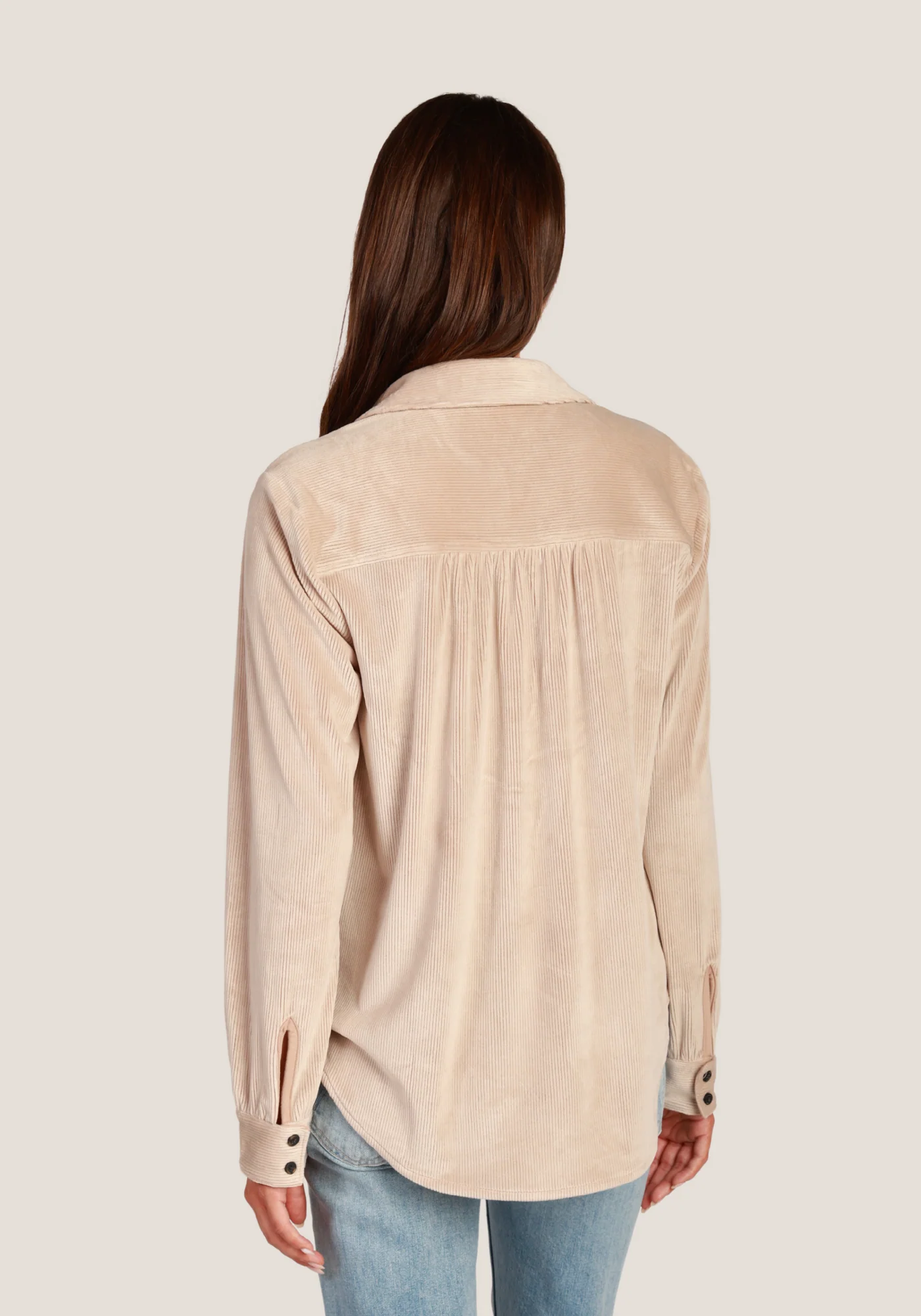 Natural Maeve Corduroy Shirt