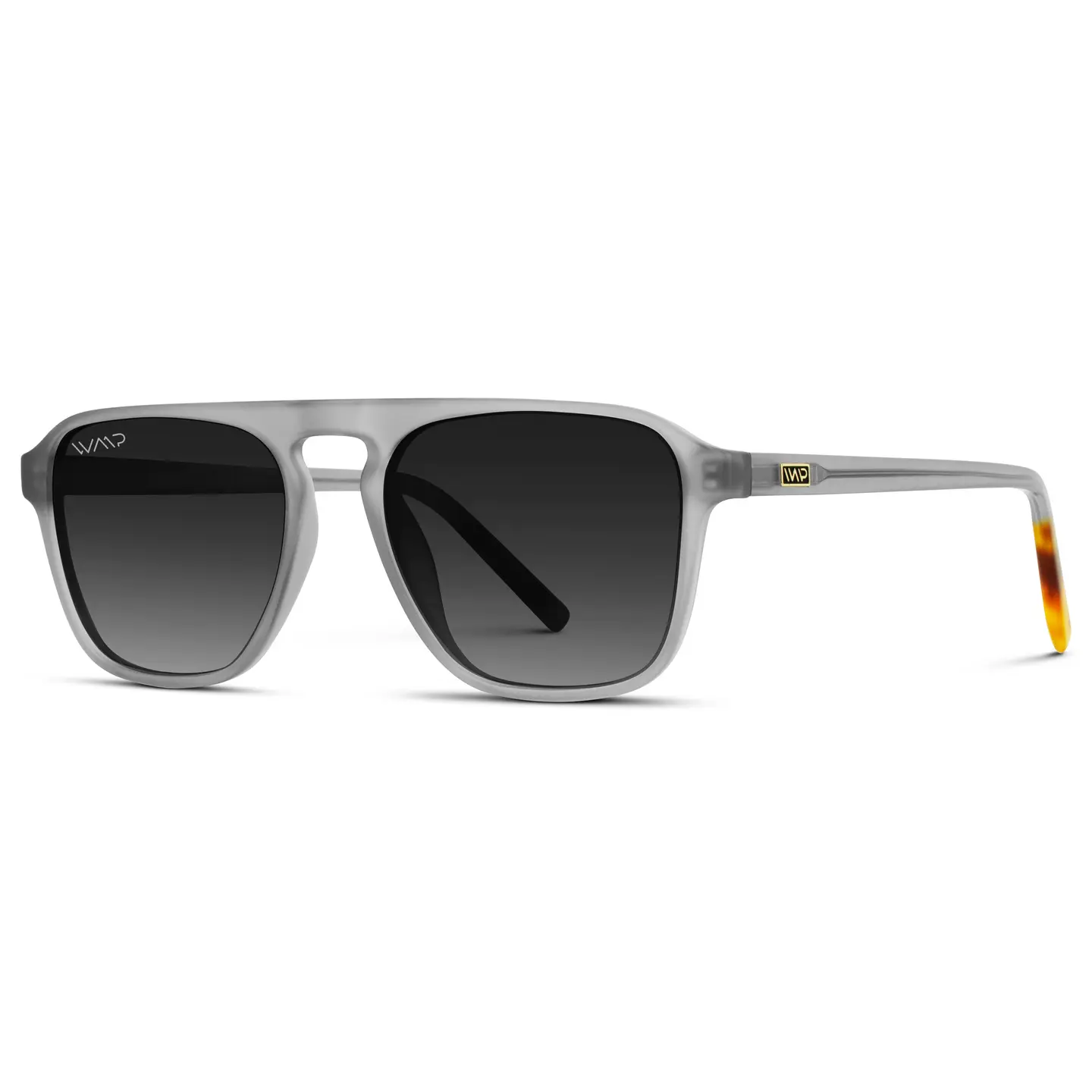 Emerson Sunglasses in Moonrock Grey/Black