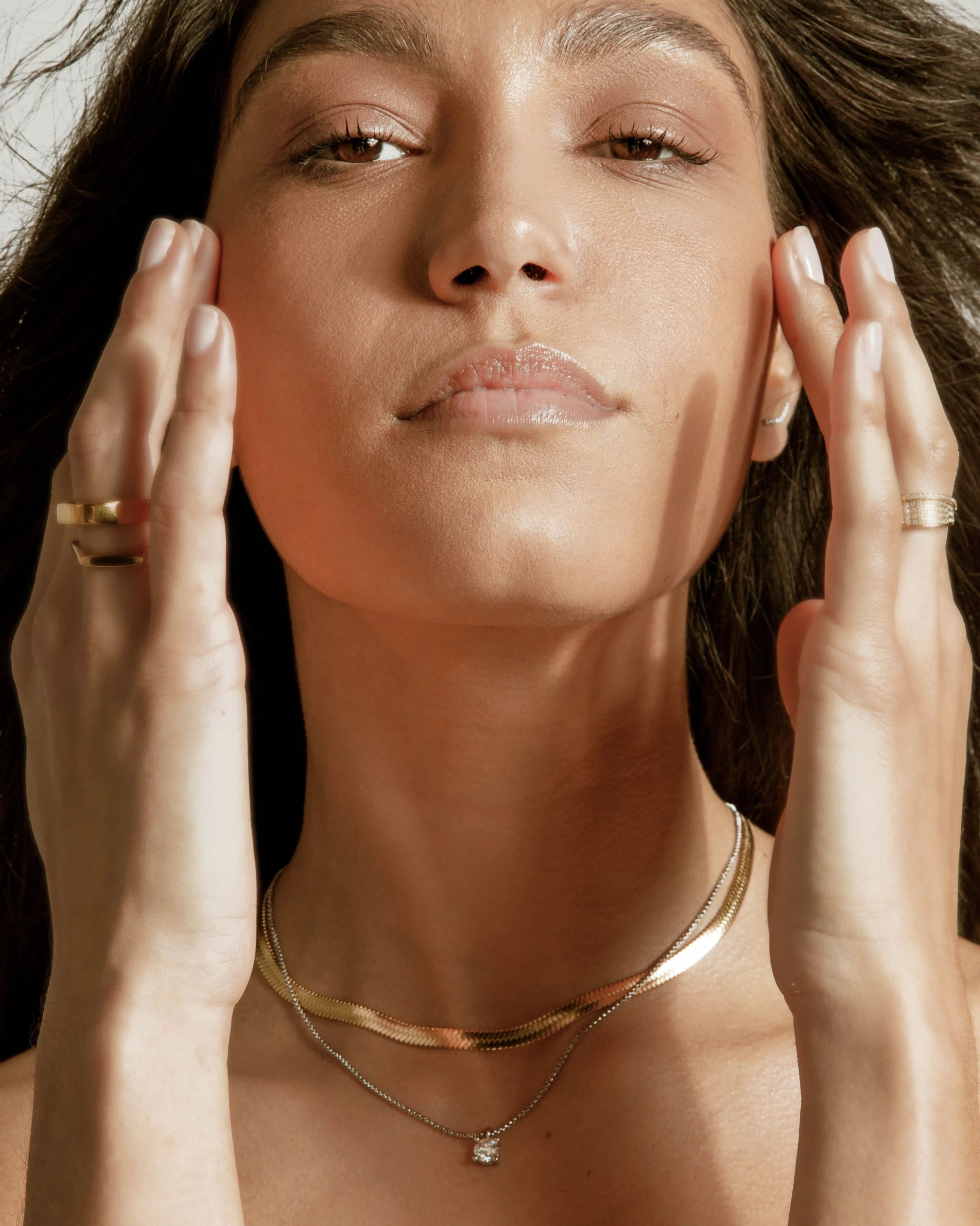 Gold Viper Snake Chain Necklace