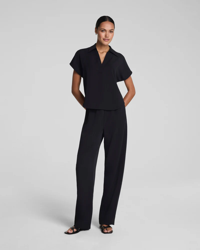 Spanx®  CarryOn Straight Leg Pant in Black