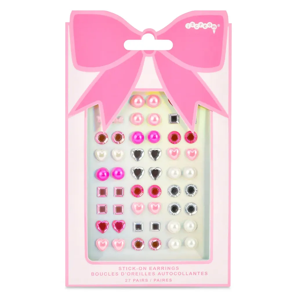 Bow Stick-On Earrings