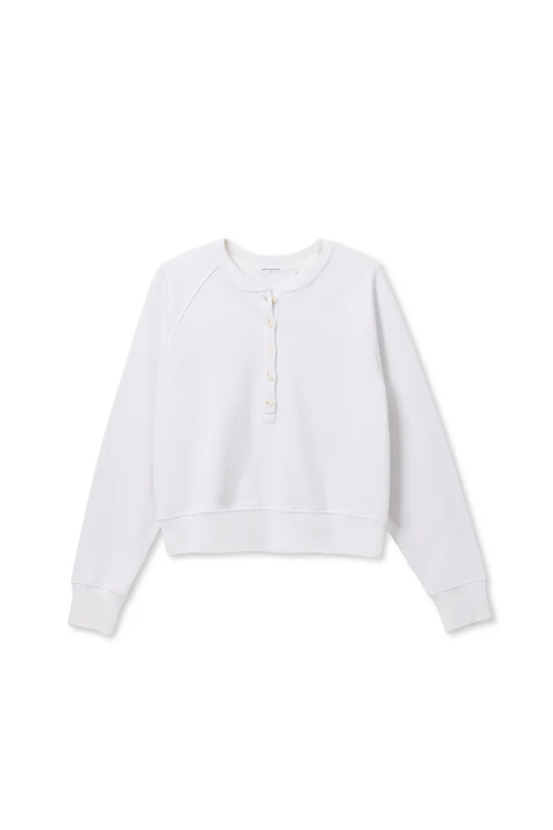 Bowen French Terry 1/4 Button Down Sweatshirt
