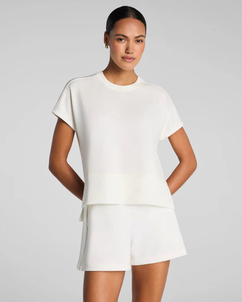 Spanx AirEssentials® Crewneck Tee in Powder