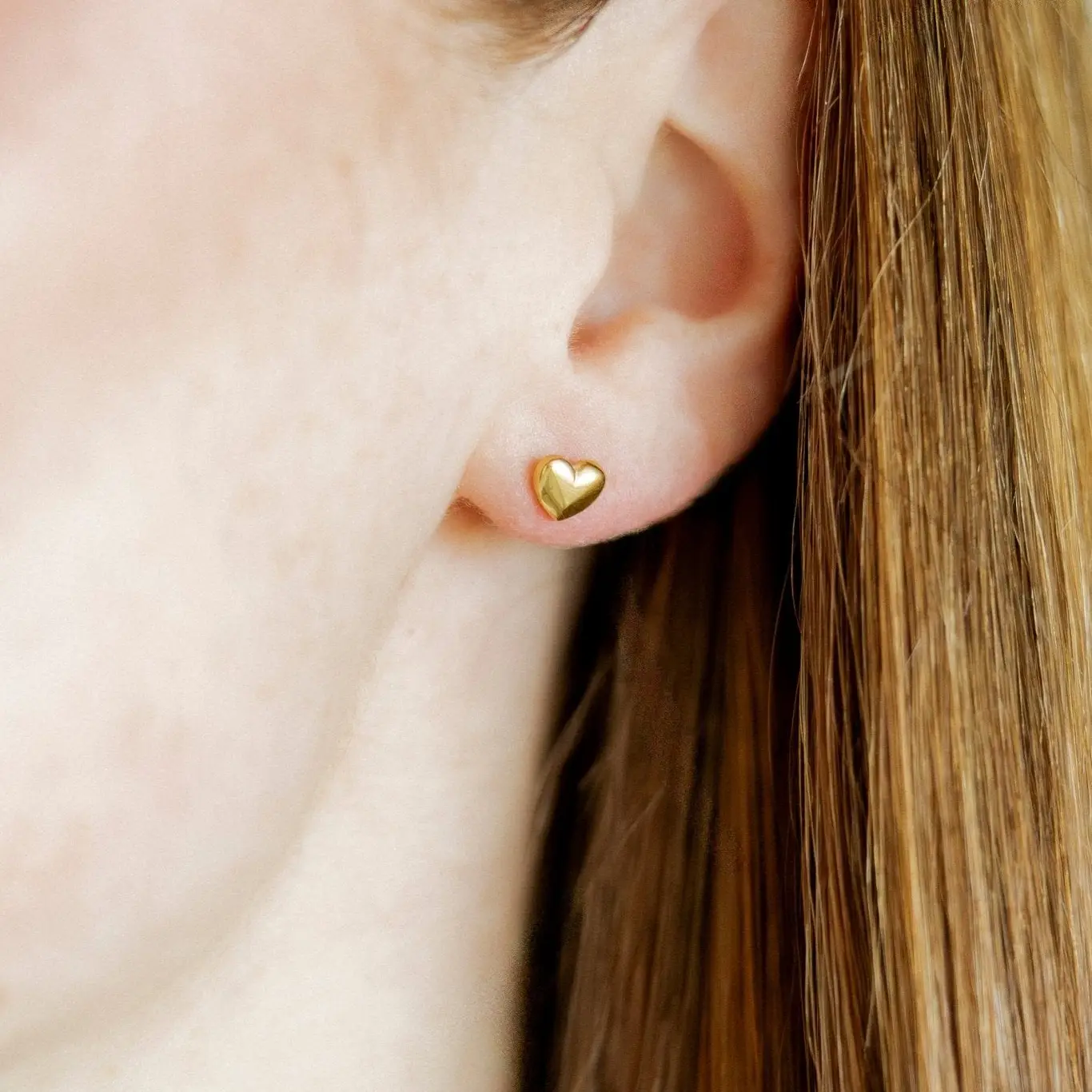 Hadley Gold Screwback Stud Earrings