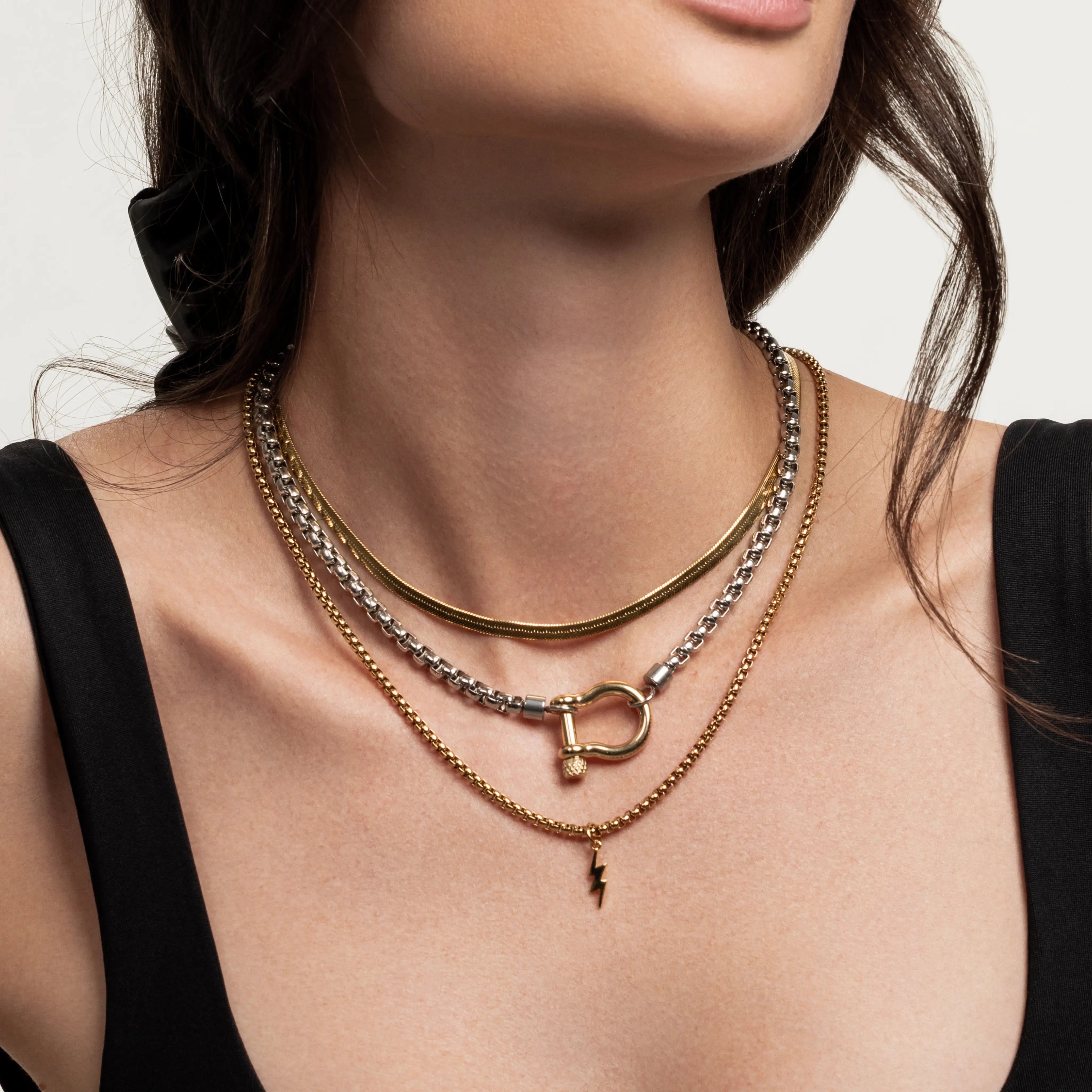 The Herradura & The Snake Layered Necklace Set