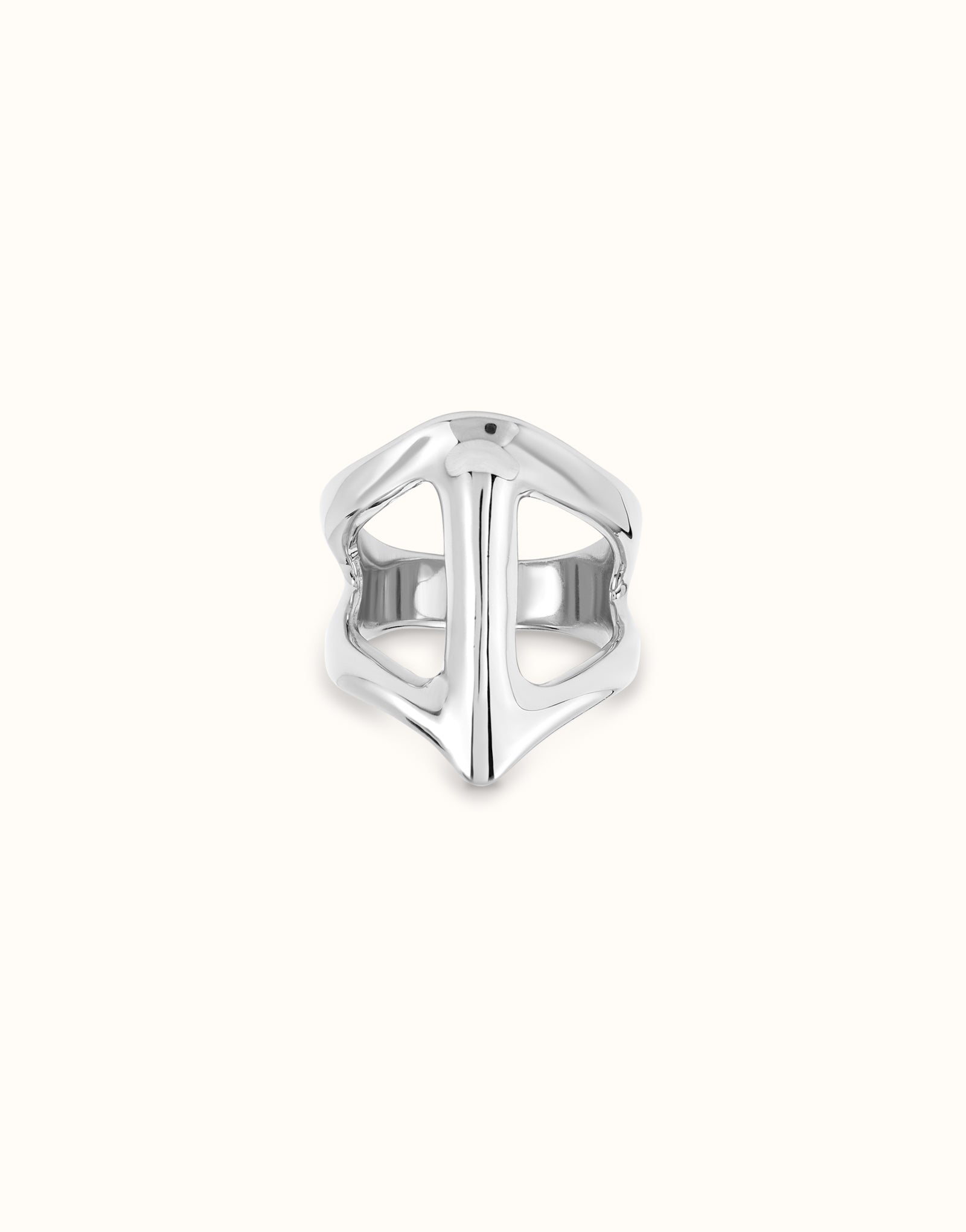 Silver Manta Ray Shaped Ring