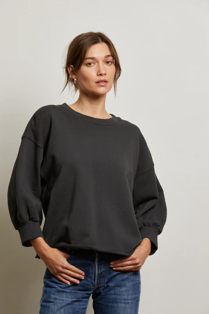 Niall French Terry 3/4 Crewneck Sweatshirt