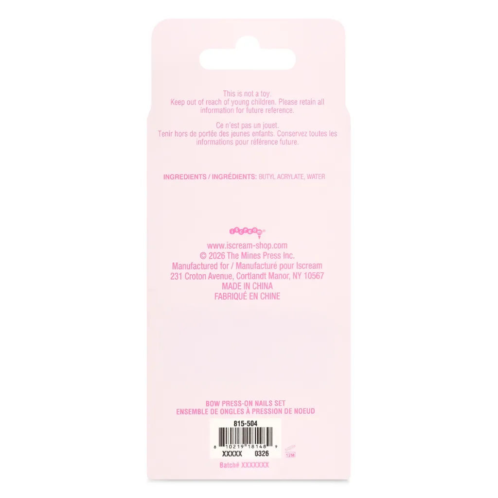 Bow Press-On Nails
