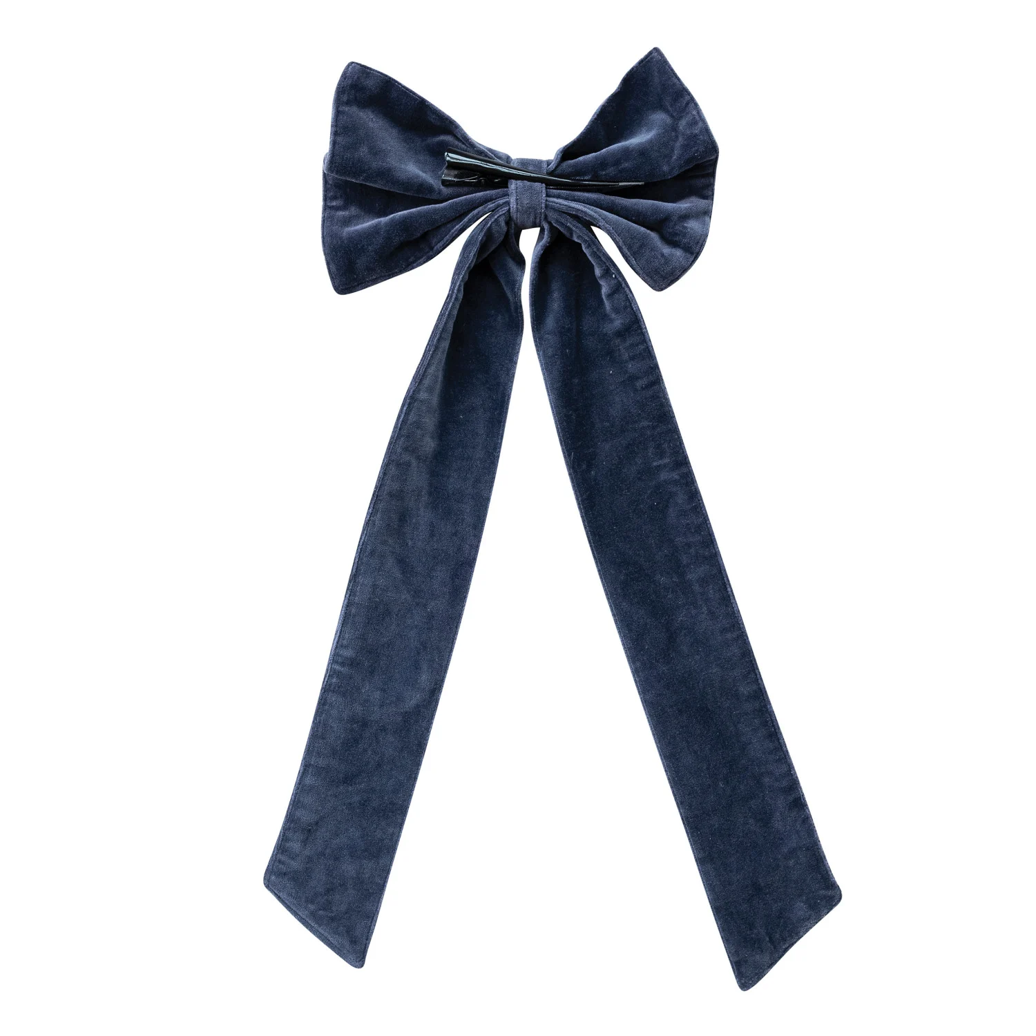 21" Navy Clip-On Bow