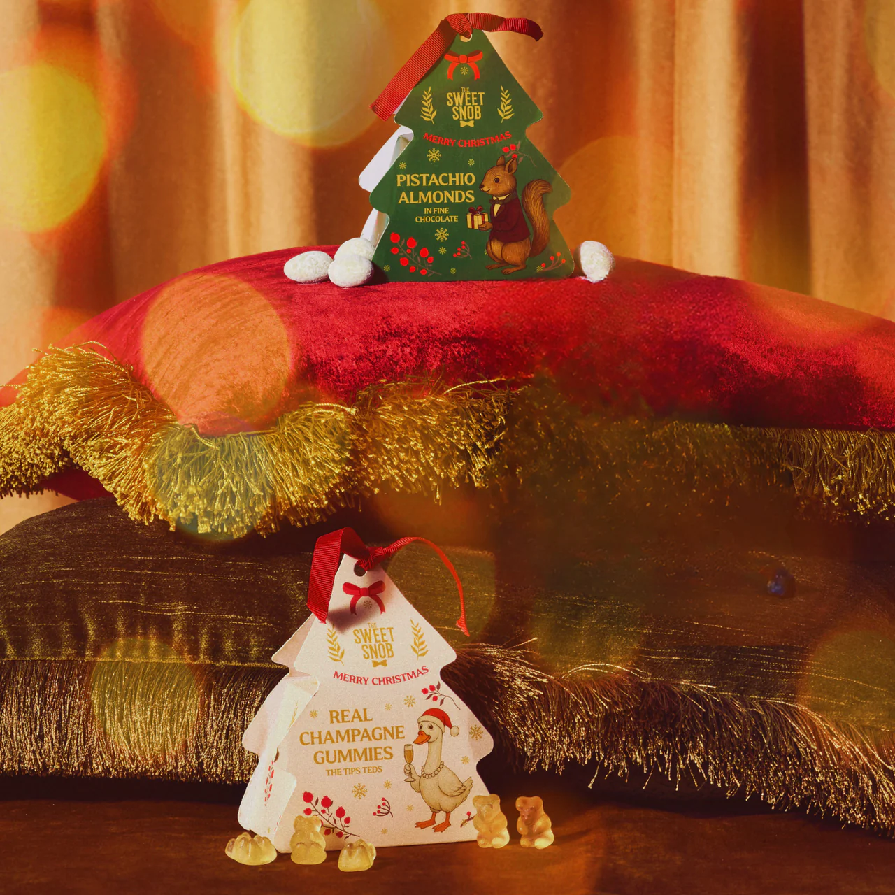 Holiday Tree Pistachio Almonds