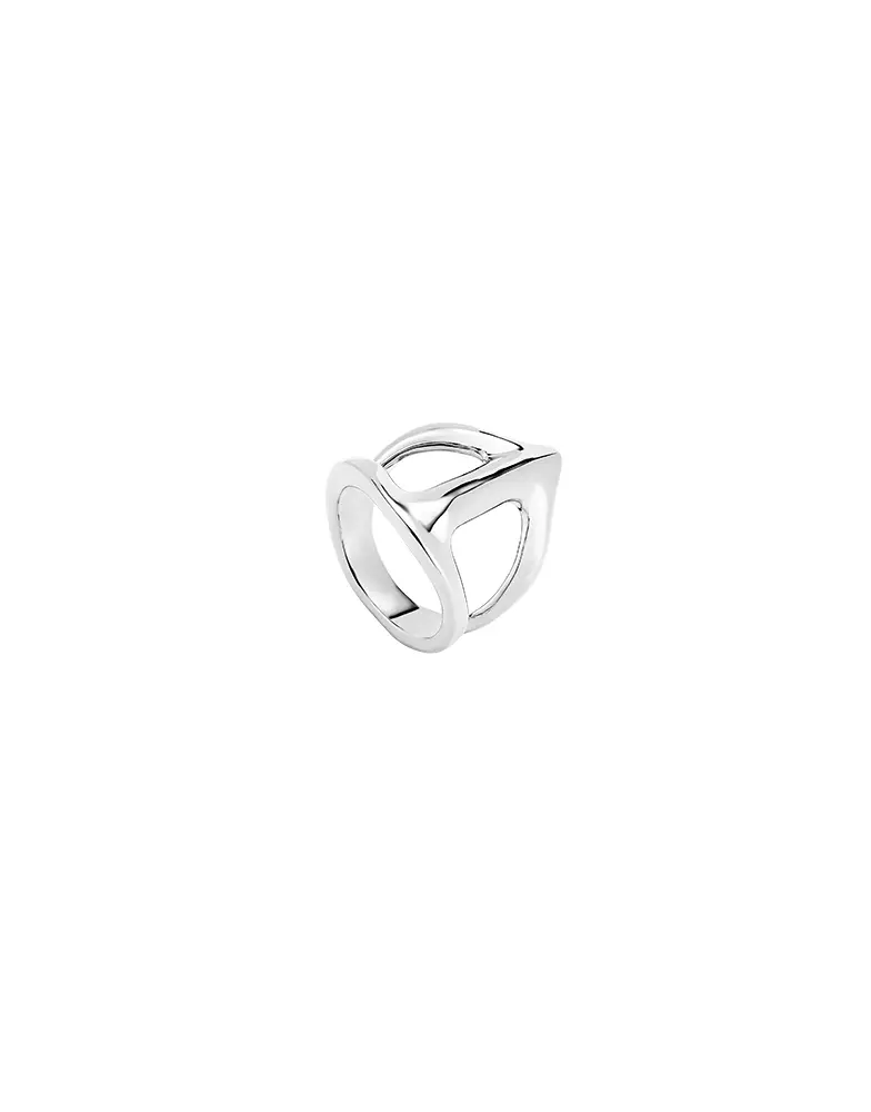 Silver Manta Ray Shaped Ring
