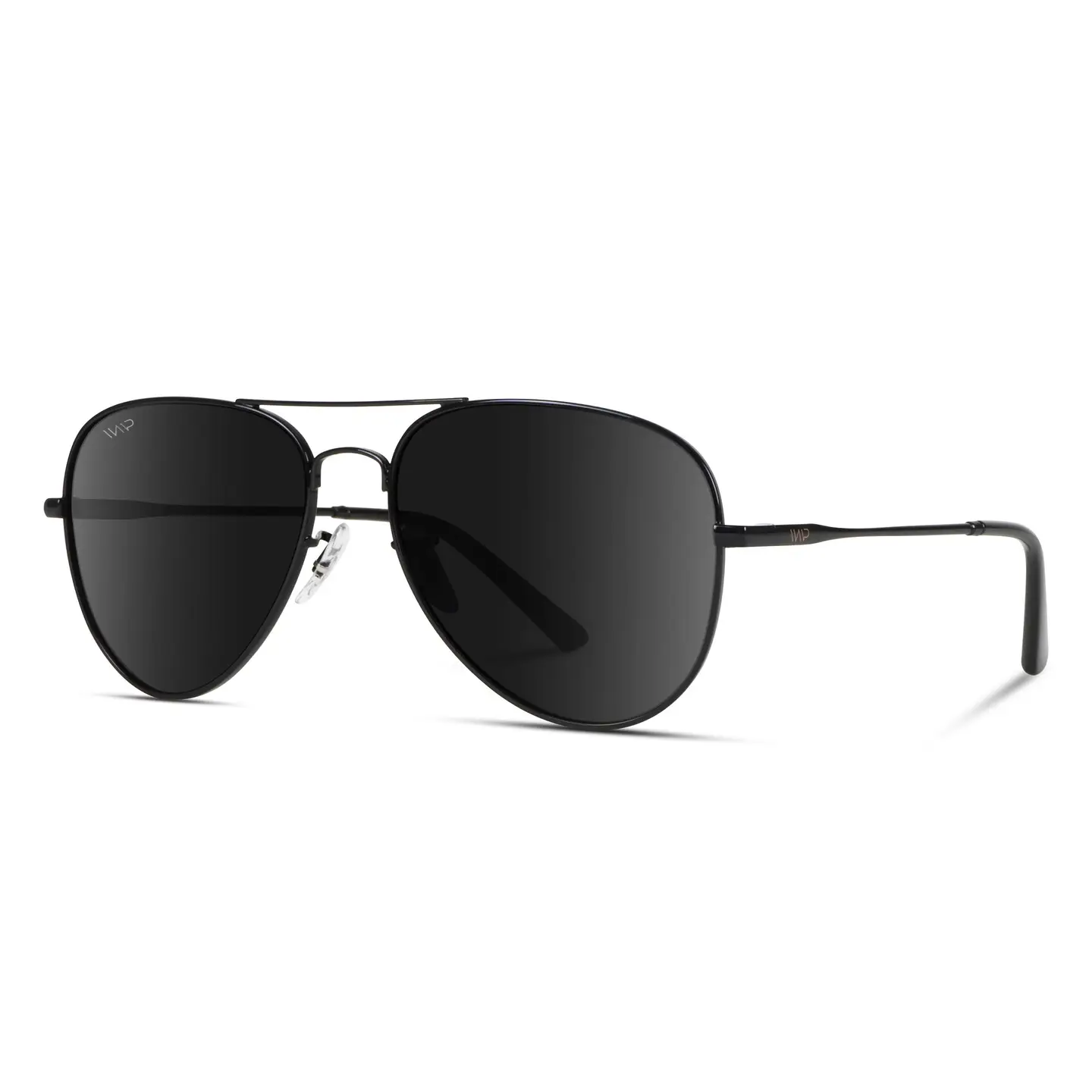 Maxwell Polarized Sunglasses in Black/Black