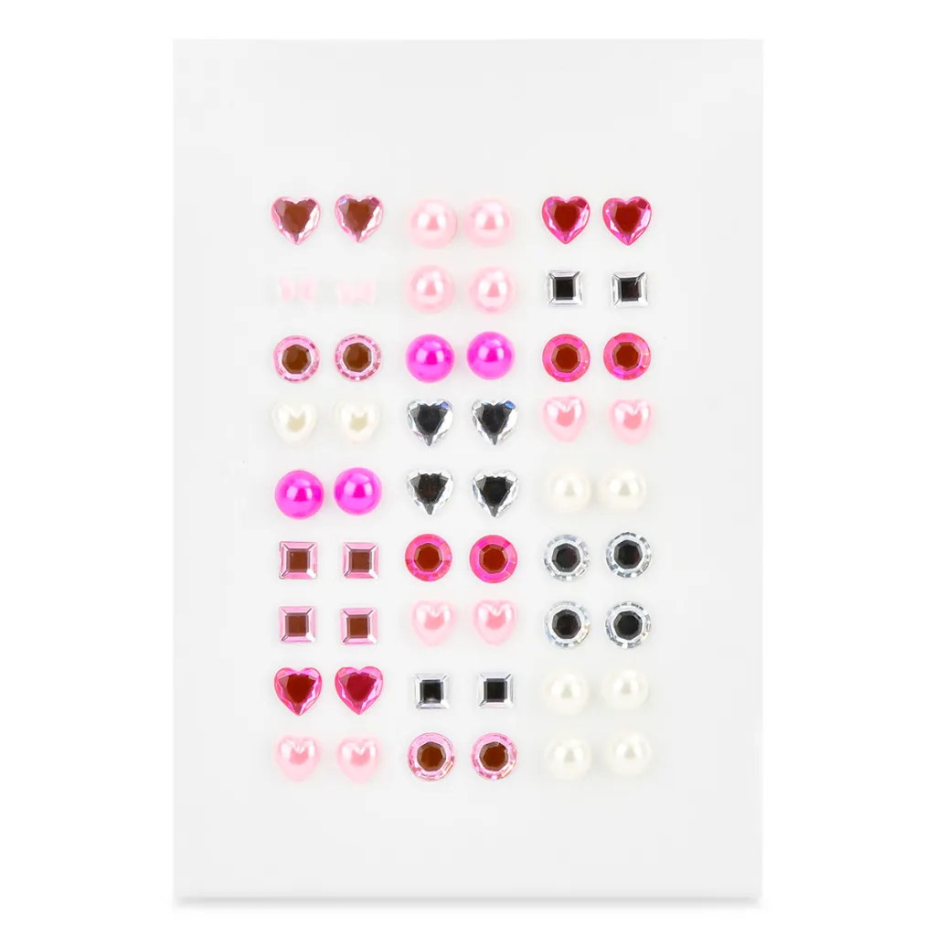 Bow Stick-On Earrings