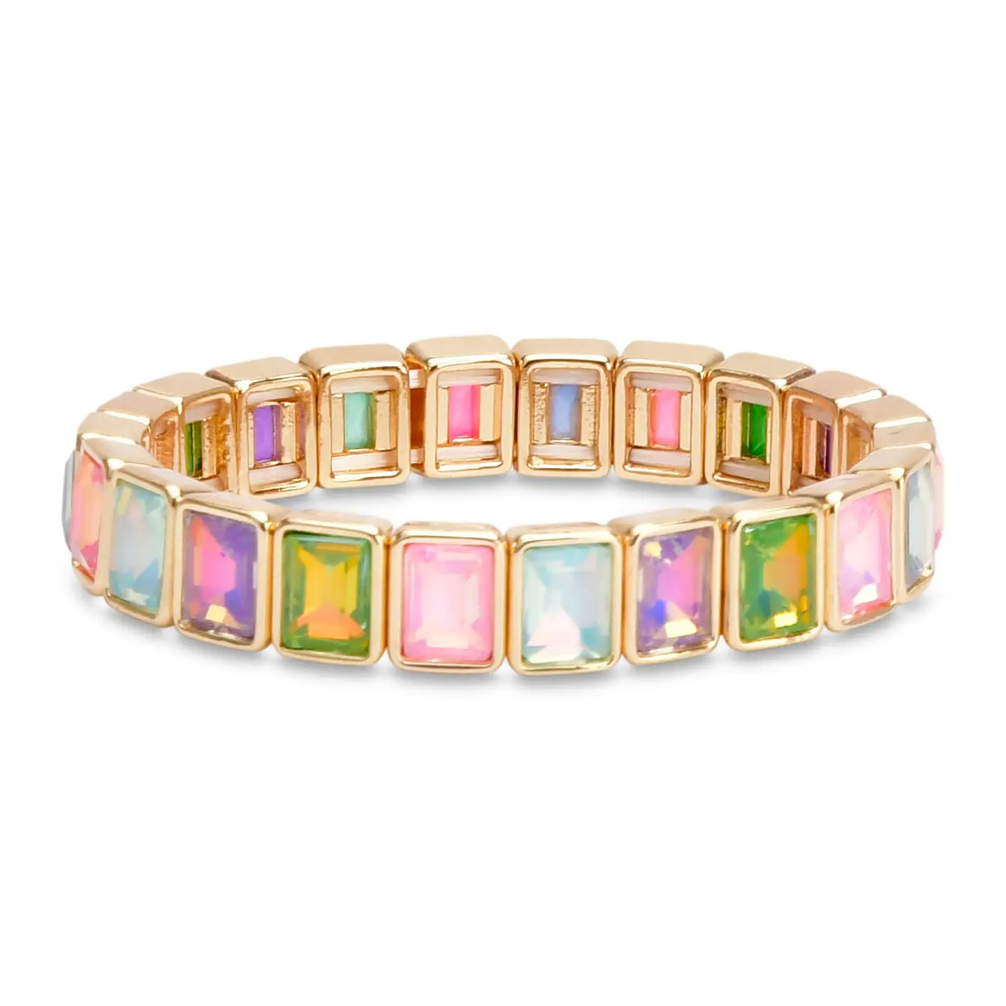 Multi Color Gem Bracelet