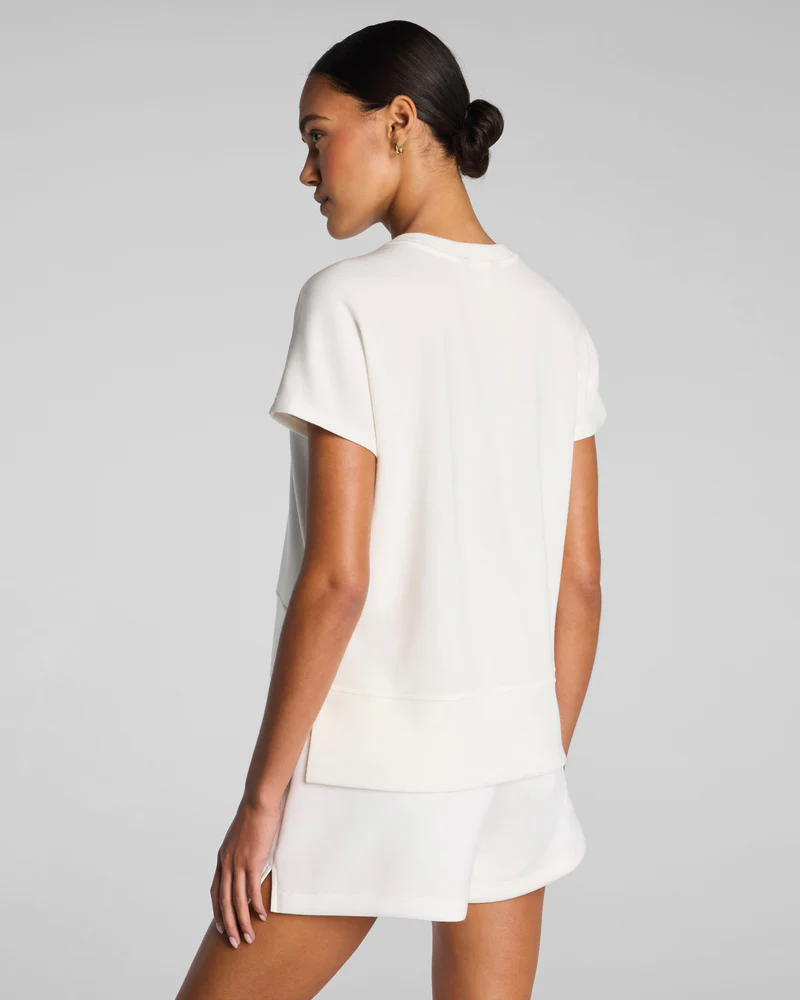 Spanx AirEssentials® Crewneck Tee in Powder