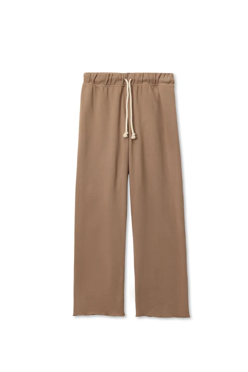 Mocha Jamaica Beach Fleece Straight Leg Sweatpant