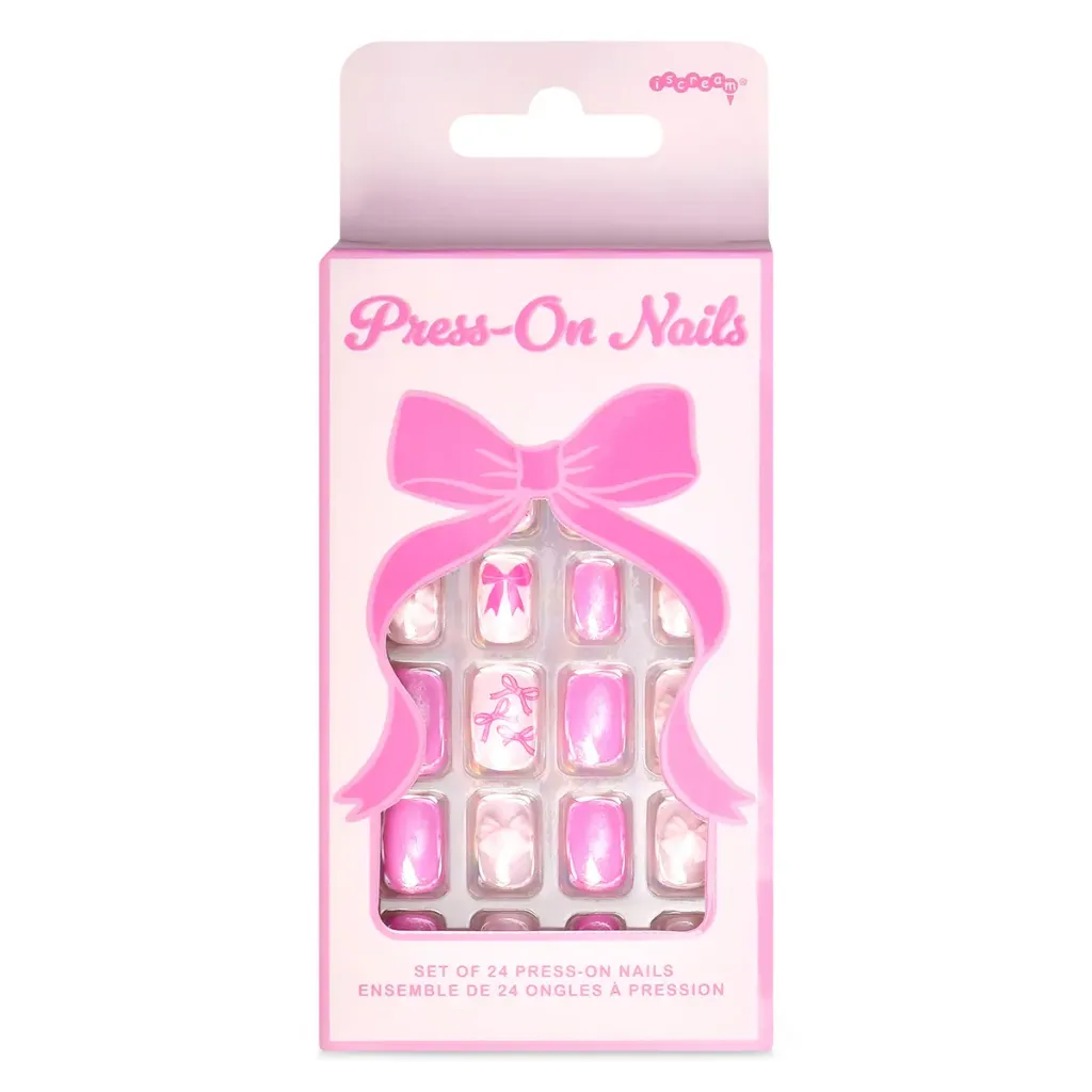 Bow Press-On Nails
