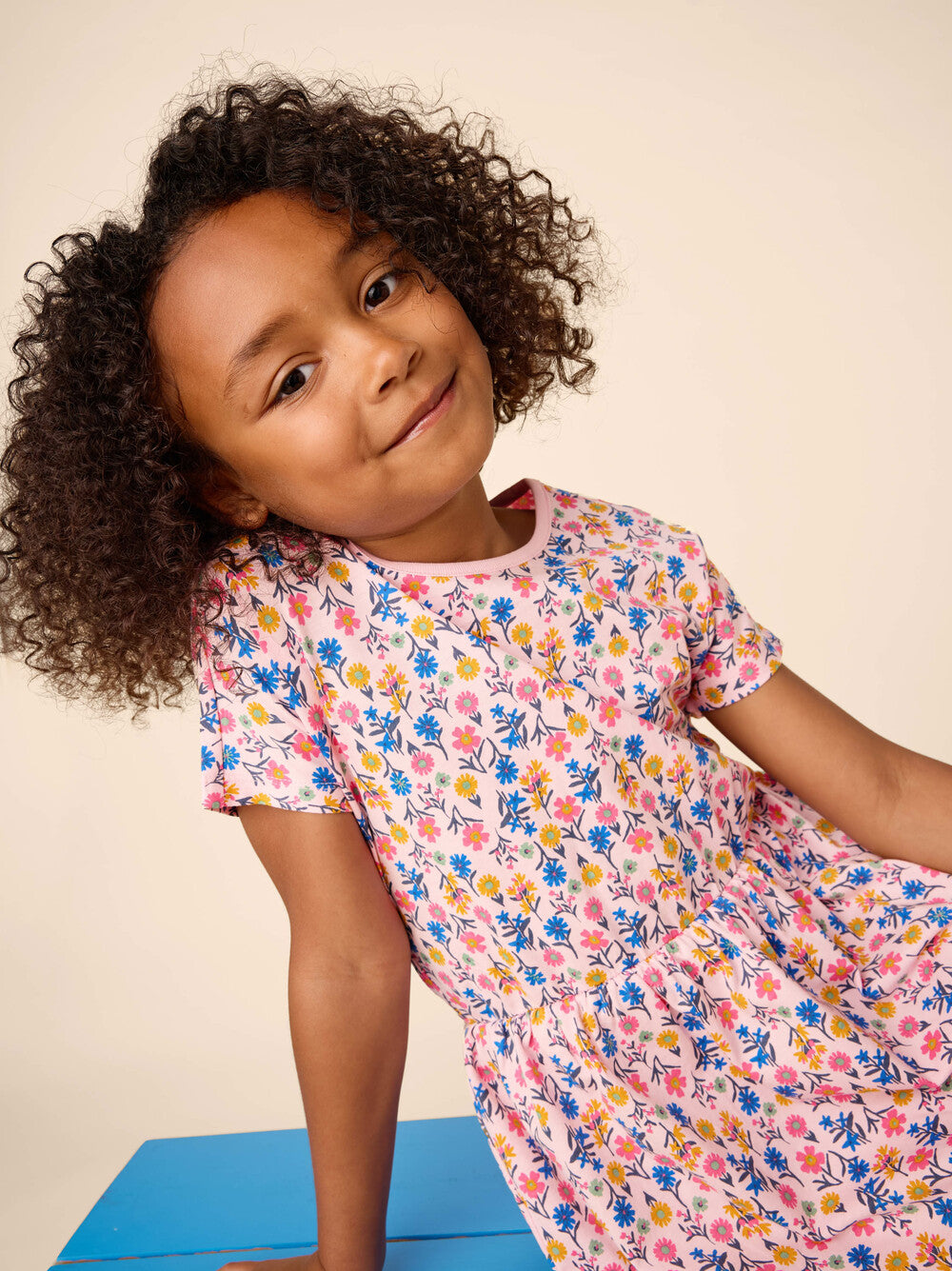 Wildflowers Short Sleeve Twirl Dress