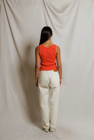 Clementine Blondie Structured Rib Bra-Friendly Tank
