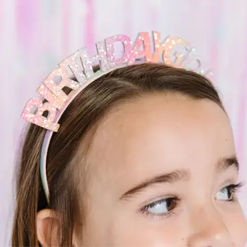 Pastel 'Birthday Girl' Headband
