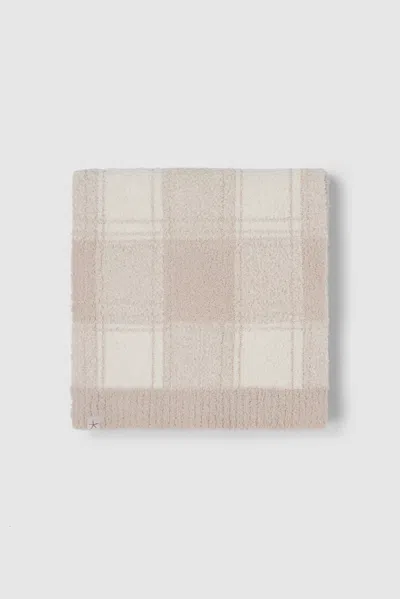 CozyChic® Cotton Buffalo Plaid Scarf in Stone