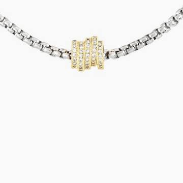 Nut Necklace - Mix Metals