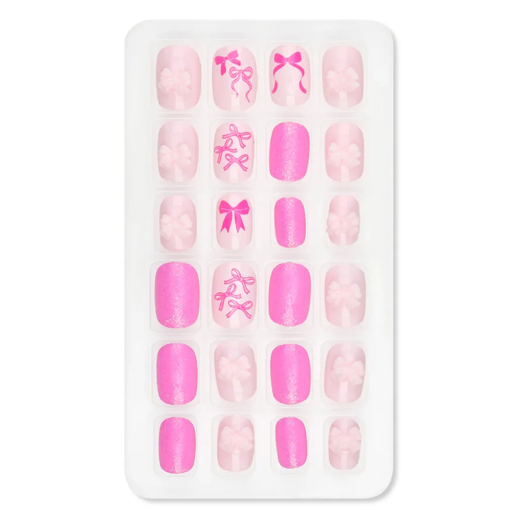 Bow Press-On Nails
