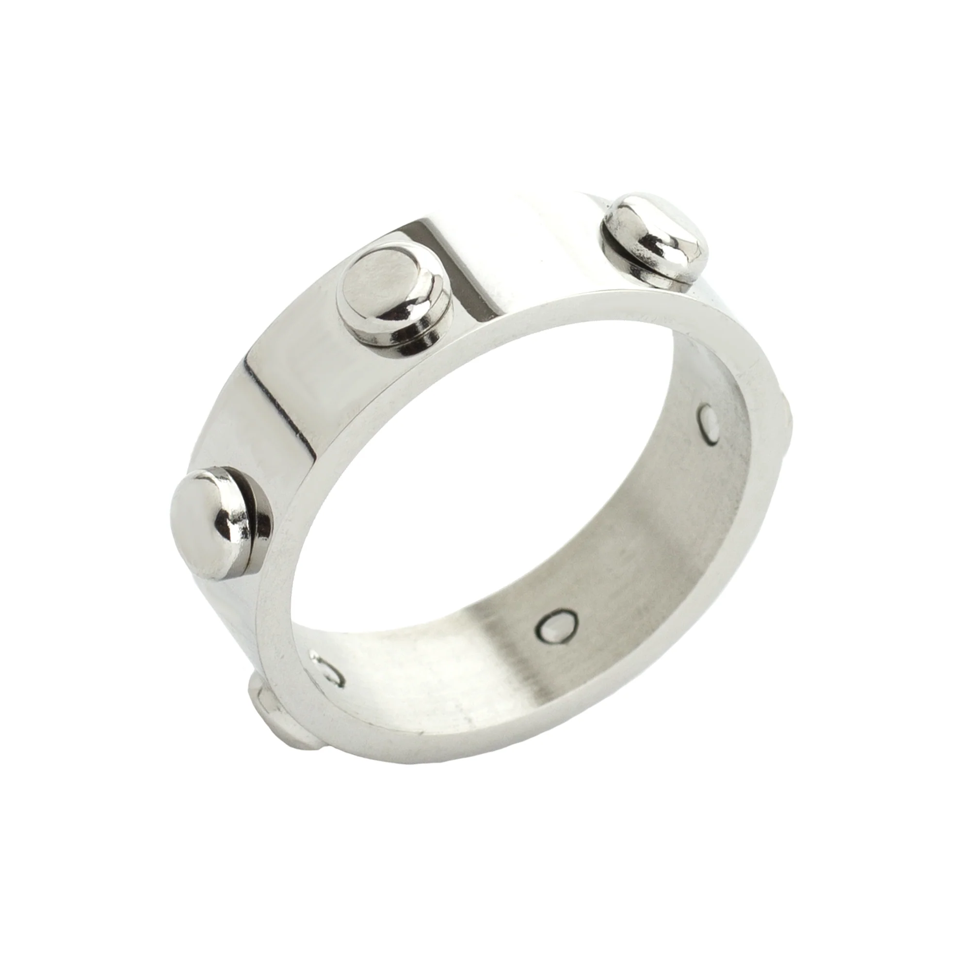 Silver Ballsy Ring