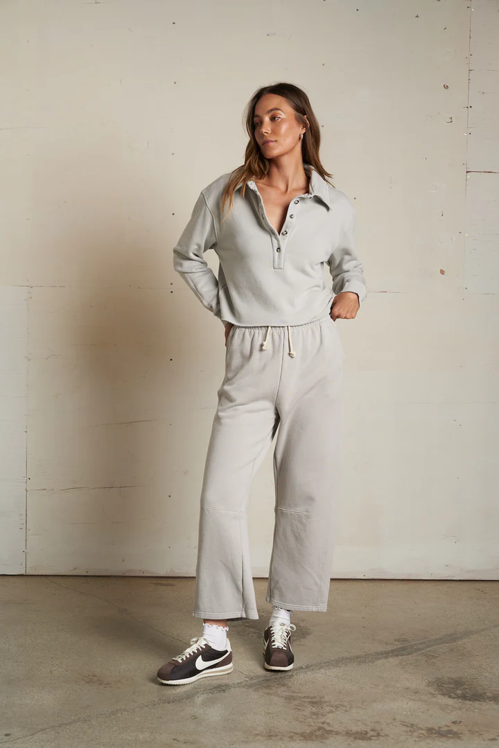 Silver Vinny Fleece Sweatshirt