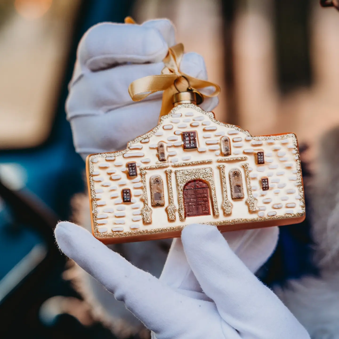 The Alamo Blown Glass Texas Christmas Ornament – 2026