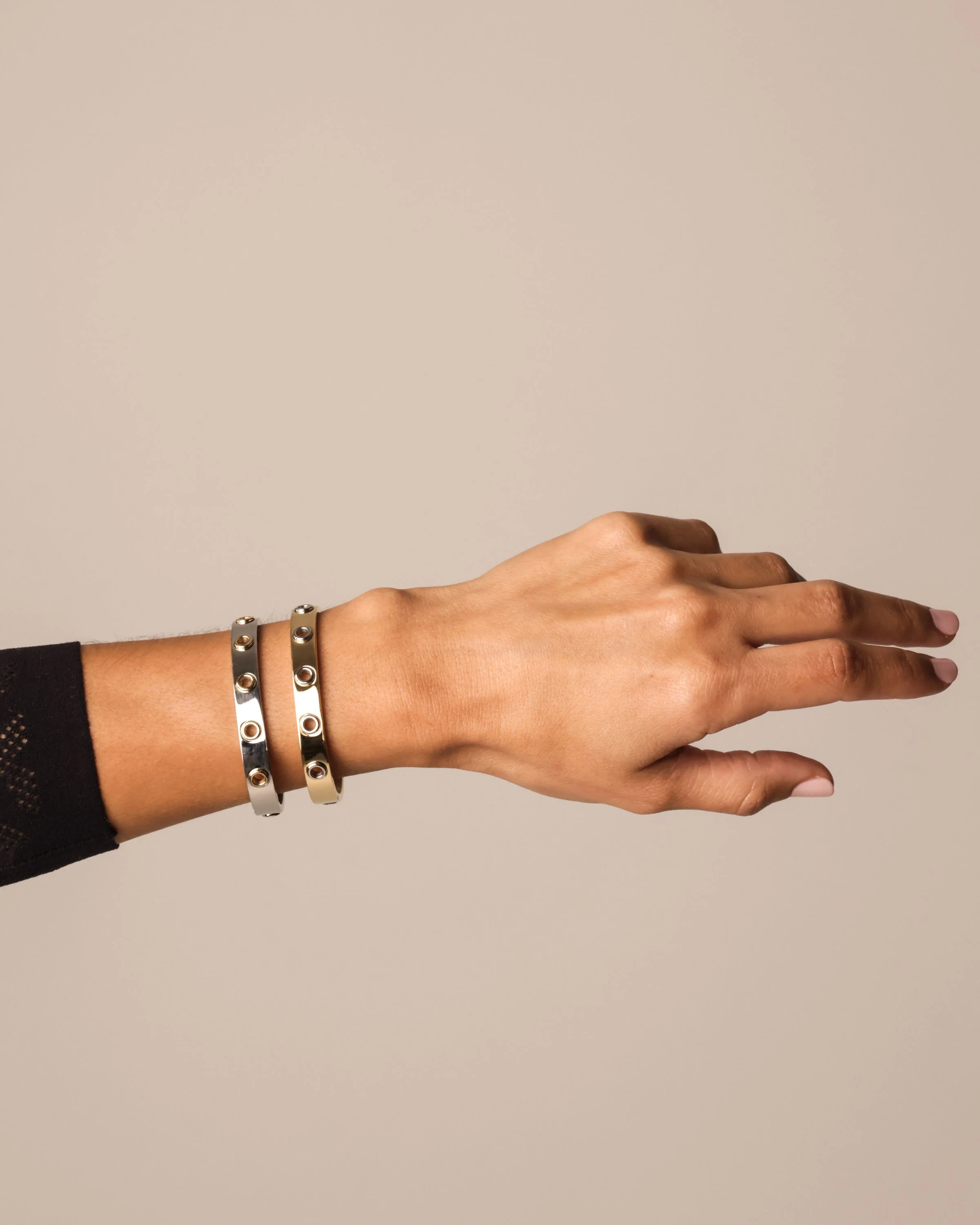 The Hole Slim Bangle in Gold